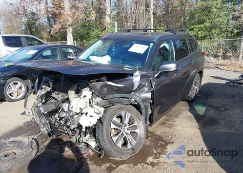 2020 Toyota Highlander Xle from USA, damaged, VIN 5TDGZRBH0LS028085